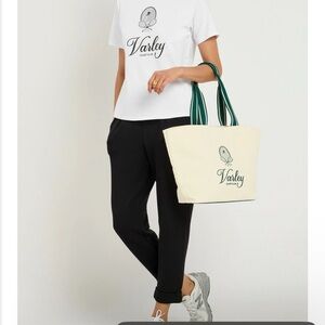 NWT Varley Coventry Branded Crew Neck Tee - Size Medium